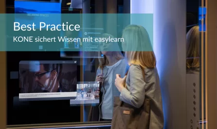 KONE sichert Unternehmenswissen mit dem easylearn LMS