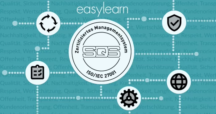easylearn ist ISO 27001 zertifiziert